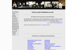 Tablet Screenshot of hochzeitsbrauch.taketwolive.de